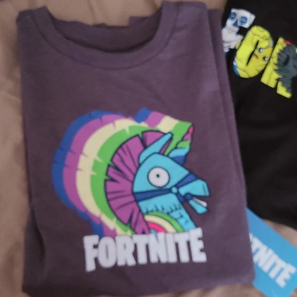 2 NWT Sz XL (14/16) Boys Fortnite Tees - Picture 6 of 12